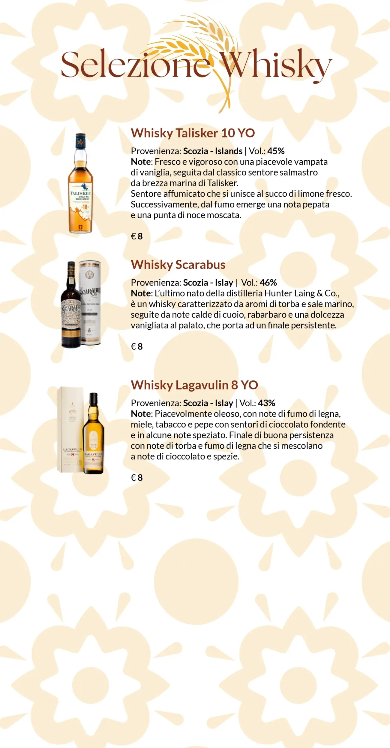 Selezione distillati